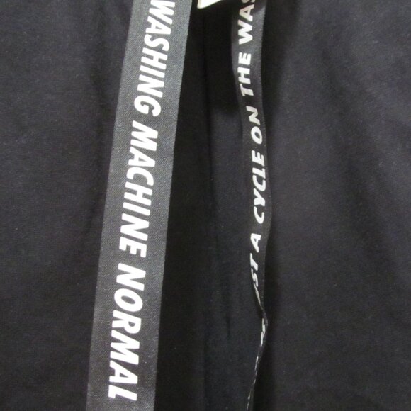 NWT DUBGEE by Whoopi Sweatpants Black & White Joggers w Drawstring Size Small - Picture 4 of 12